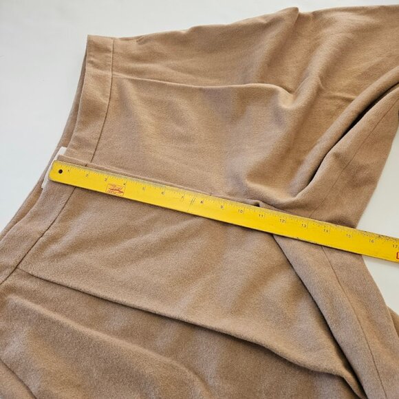 Lafayette 148 Camel Hair Cooper Pleated Barrel Leg Ankle Pant Camel 14 - Picture 14 of 15